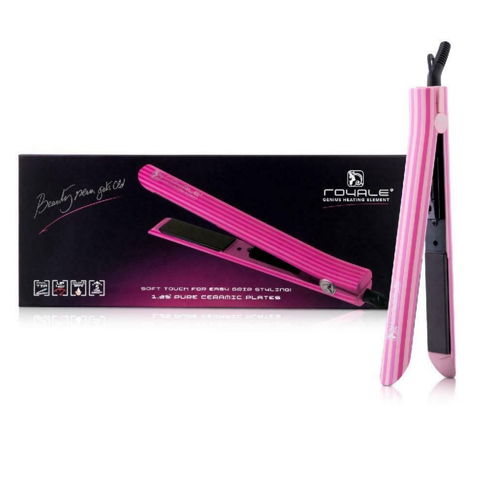 ROYALE PLATINUM HAIR STRAIGHTNER IRON HEATING ELEMENT-1.25 " PURE CERAMIC PLATES